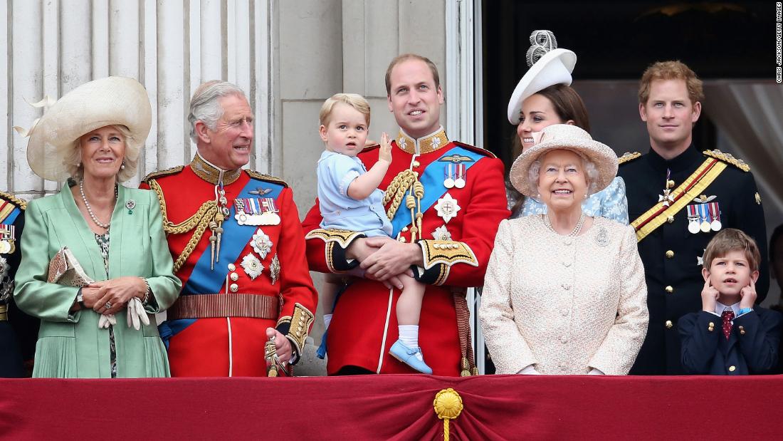 Harry (back right) watches the annual &quot;Trooping the Colour&quot; parade with other members of the royal family on the balcony of Buckingham Palace. &quot;That&#39;s one of few times we see the whole royal family out on the balcony,&quot; says Jackson. &quot;It&#39;s great to capture these relaxed moments.&quot; London, UK, June 2015.