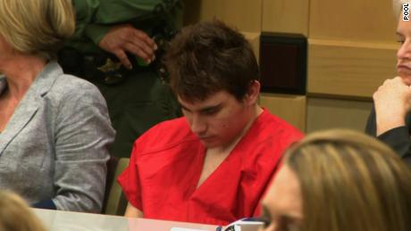 Parkland school shooter Nikolas Cruz  in court on Friday.