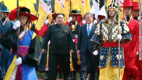 When Kim met Moon: All the key moments from a historic day