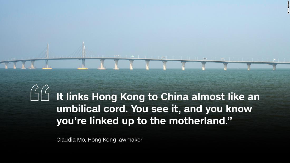 The $20 billion 'umbilical cord': China unveils the world's longest sea-crossing bridge
