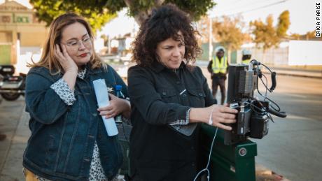 Tanya Saracho, left, with 'Vida' director Rosemarie Troche