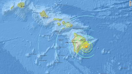 A large earthquake struck Hawaii's Big Island on Friday. 