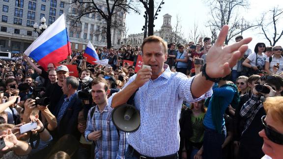 Alexei Navalny Arrested At Russia Opposition Protest Cnn 4549