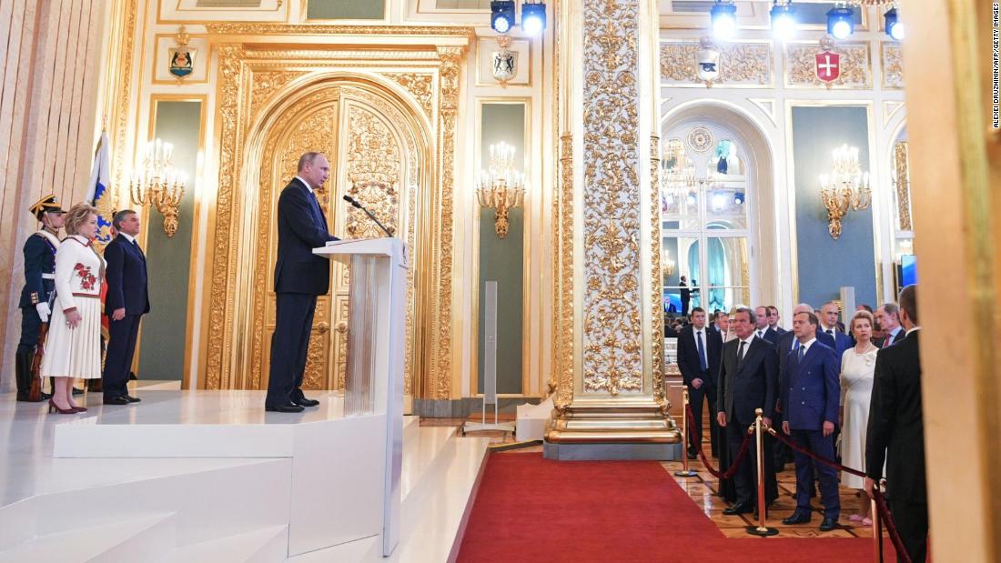 Vladimir Putin Sworn In For Another Six Years Cnn