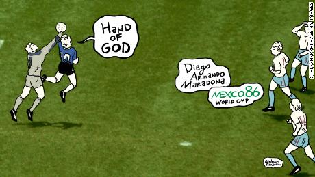 Diego Maradona How The Hand Of God And The Goal Of The Century Redefined Football Cnn