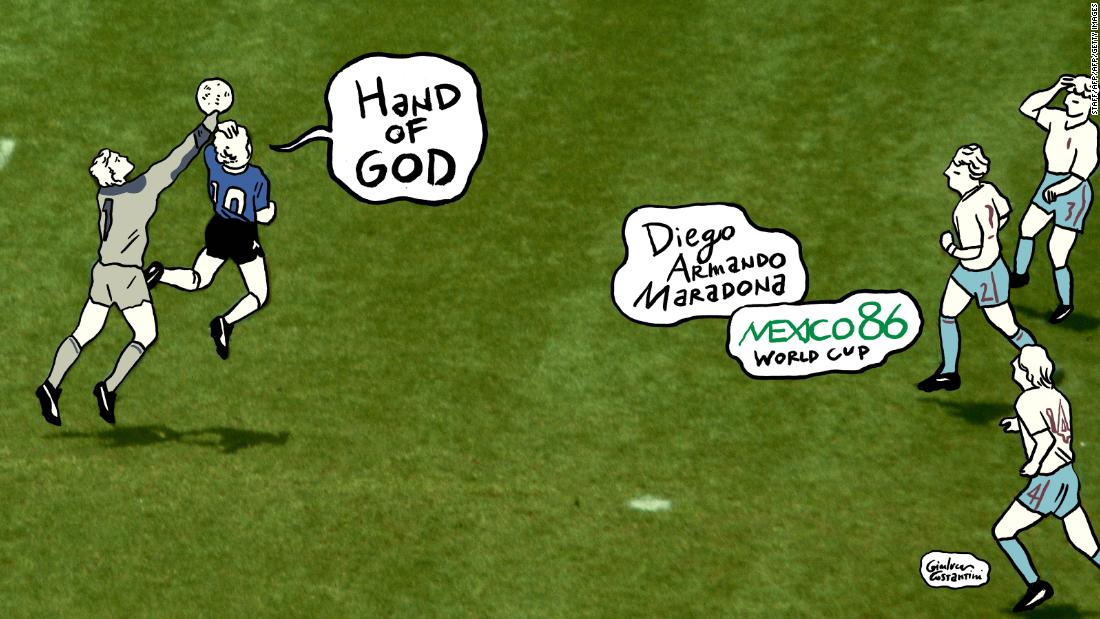 Maradona Vs England : Diego Maradona Asks For A New Hand ...