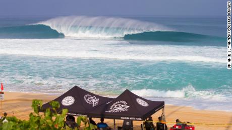 The break known as "Pipeline" on Oahu's North Shore is one of surfing's most iconic waves. 