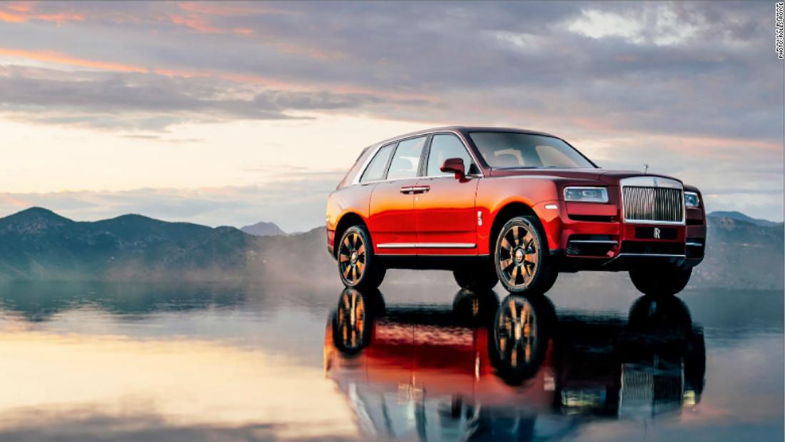 Mountain climbing in a Rolls-Royce SUV