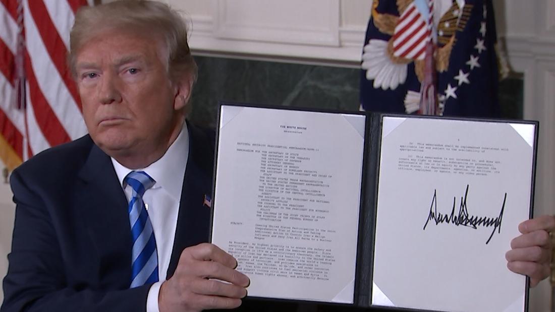 Fact Check Trump Wrong On All 3 Claims In Tweet On Iran Deal Cnnpolitics