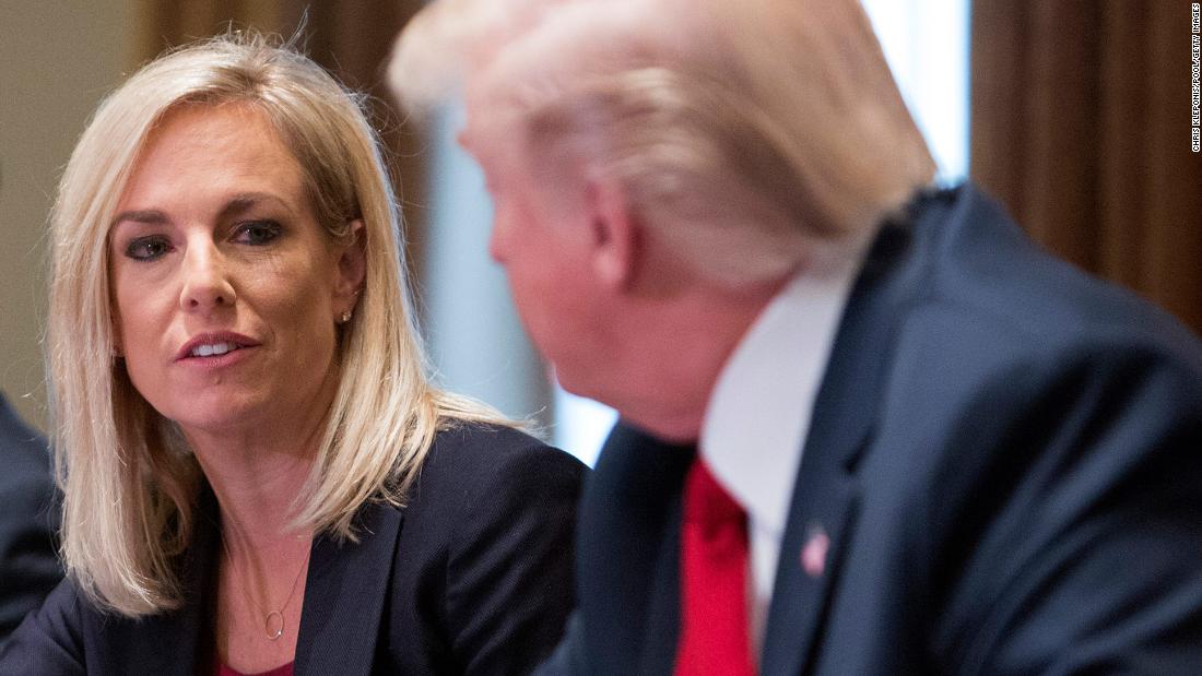 Trump Warms To Kirstjen Nielsen After Caravan Drama Cnnpolitics 