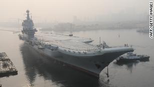 China&#39;s second aircraft carrier sets sail