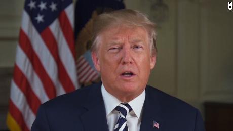 Trump records message for embassy opening