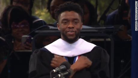 title: Chadwick Boseman&#39;s Howard University 2018 Commencement Speech  duration: 00:34:41  site: Youtube  author: null  published: Mon May 14 2018 10:29:12 GMT-0400 (EDT)  intervention: yes  description: Howard University alumnus Chadwick Boseman provides words of inspiration to the Class of 2018 during Howard University&#39;s 150th Commencement Ceremony on Saturday, May 12 in Washington, D.C.