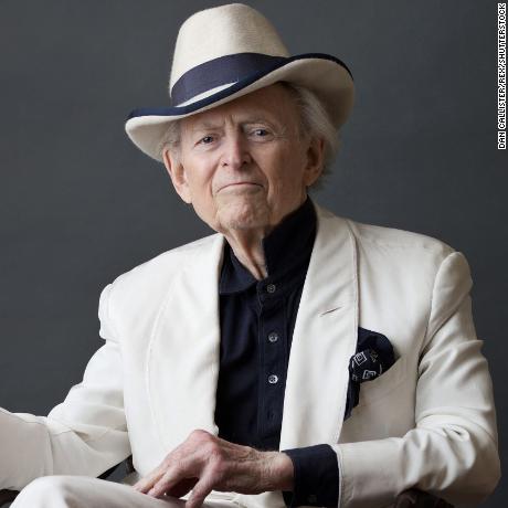 Mandatory Credit: Photo by Dan Callister/REX/Shutterstock (6904856c)
Tom Wolfe
Tom Wolfe photo shoot, New York, USA - 13 Oct 2016
Thomas Kennerly "Tom" Wolfe, (born March 2, 1931) October 13, 2016 is an American author and journalist, best known for his association with and influence over the New Journalism literary movement, in which literary techniques are used extensively and traditional values of journalistic objectivity and evenhandedness are rejected. He began his career as a regional newspaper reporter in the 1950s, but achieved national prominence in the 1960s following the publication of such best-selling books as The Electric Kool-Aid Acid Test (a highly experimental account of Ken Kesey and the Merry Pranksters), and two collections of articles and essays, Radical Chic & Mau-Mauing the Flak Catchers and The Kandy-Kolored Tangerine-Flake Streamline Baby. His first novel, The Bonfire of the Vanities, published in 1987, was met with critical acclaim, became a commercial success, and was adapted as a major motion picture (directed by Brian De Palma)