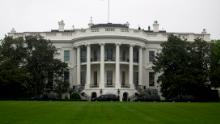 WASHINGTON, DC - MAY 13: President Donald Trump's motorcade arrives at the White House on May 13, 2018 in Washington, D.C. (Photo by Zach Gibson/Getty Images)