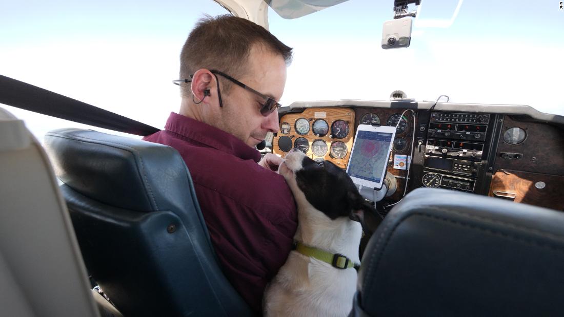 Dog lover flies 'paw-sengers' to safety
