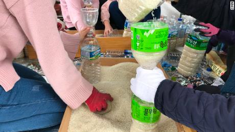 Messages in bottles sent across the sea to North Korea