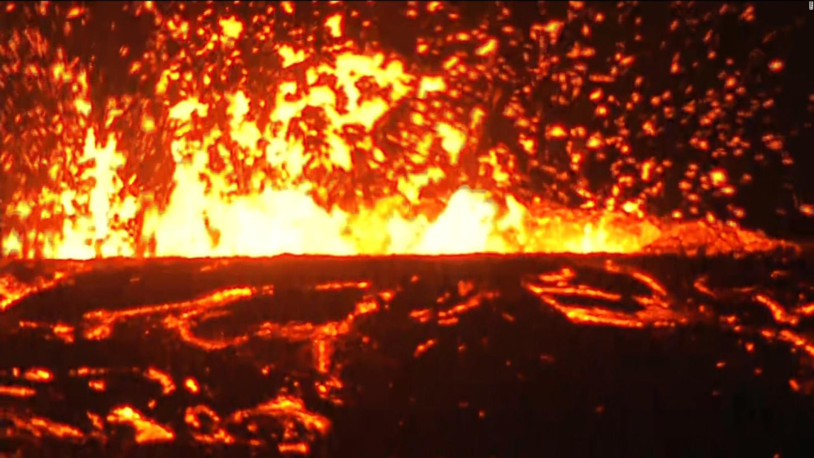 See lava spew from Kilauea volcano CNN Video