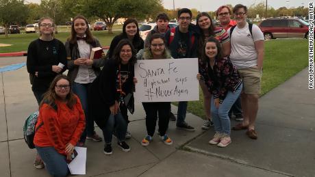 In April, they walked out to protest school shootings. Today, they were victims of one