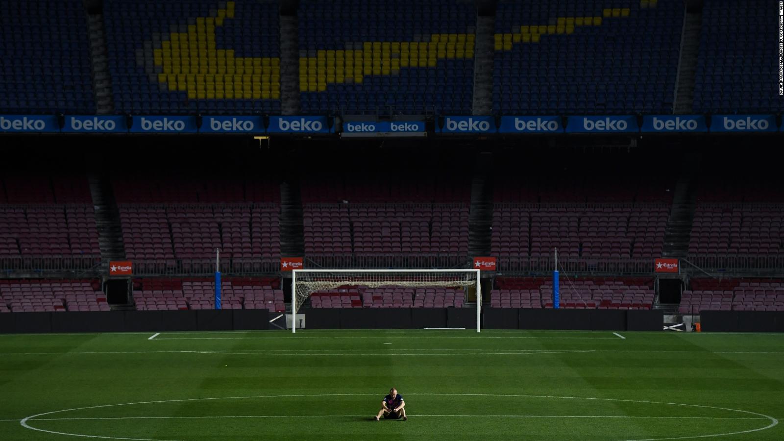 Andres Iniesta Sits Alone In Empty Stadium Until 1am - CNN