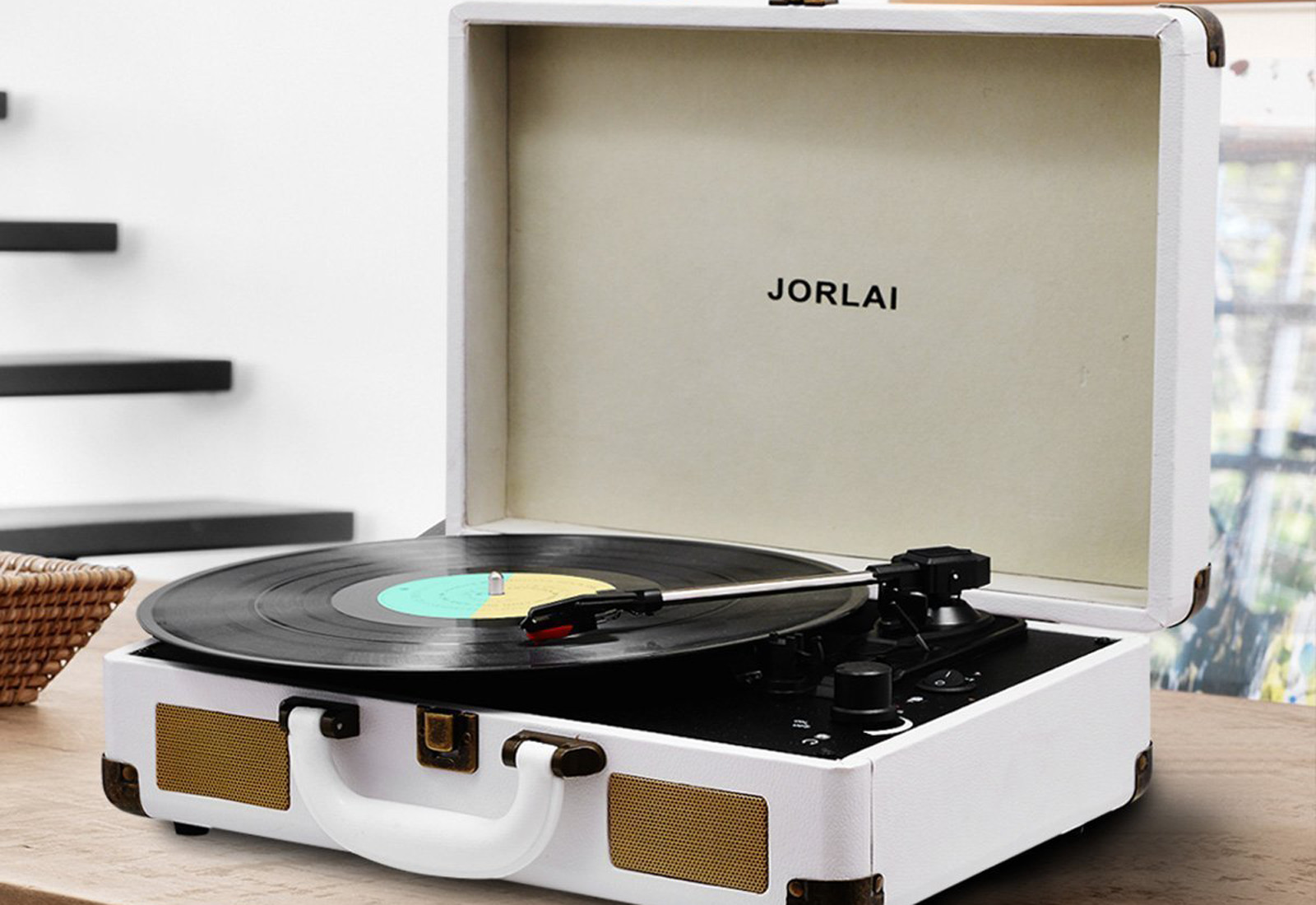 The Best Bluetooth Enabled Record Player Jorlai S Device Gives You Stellar Sound On A Budget Cnn Underscored