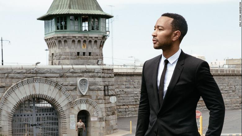 John Legend, as part of his listening and learning tour, visited Folsom State Prison to meet with incarcerated individuals and staff and to learn about some of their re-entry programs. 