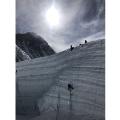 ascending crevasse everest