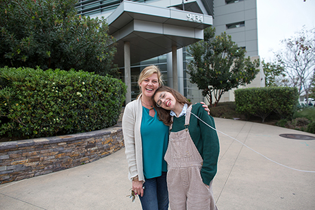 The first full day of evaluation appoitnments complete, Claire and her mom breathe sighs of overwhelmed relief. 