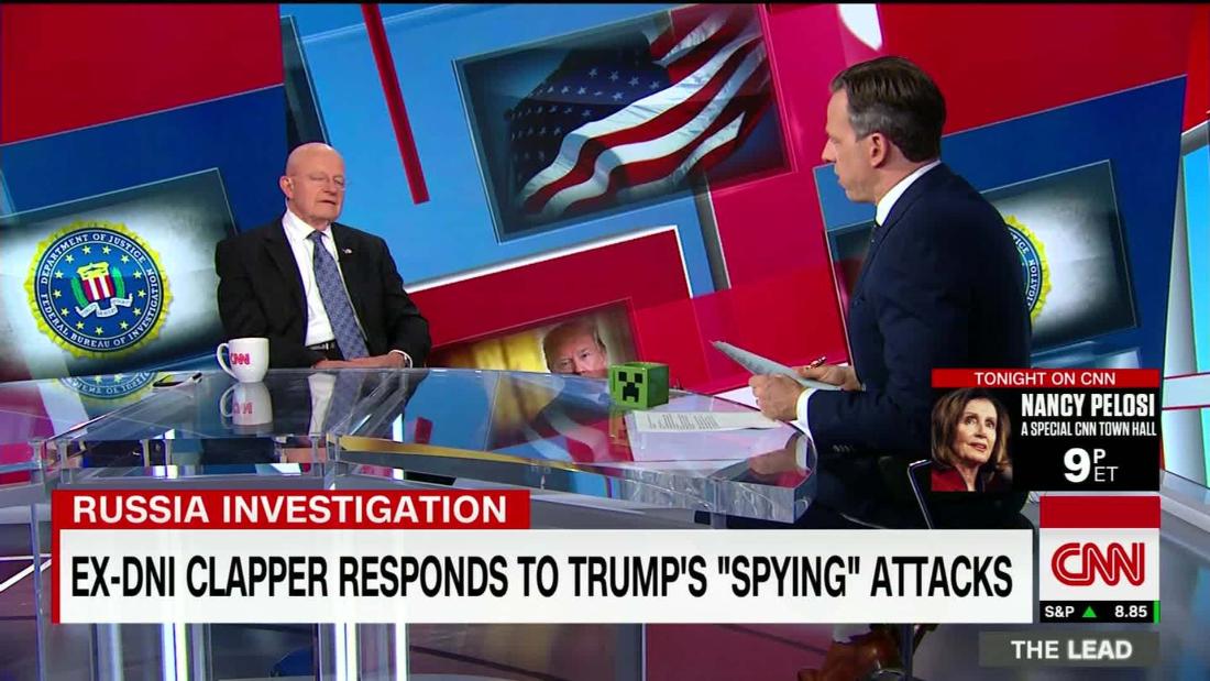 Ex Intel Chief Trumps Attacks Claims Of Spy Are Offensive Cnn Video 9642