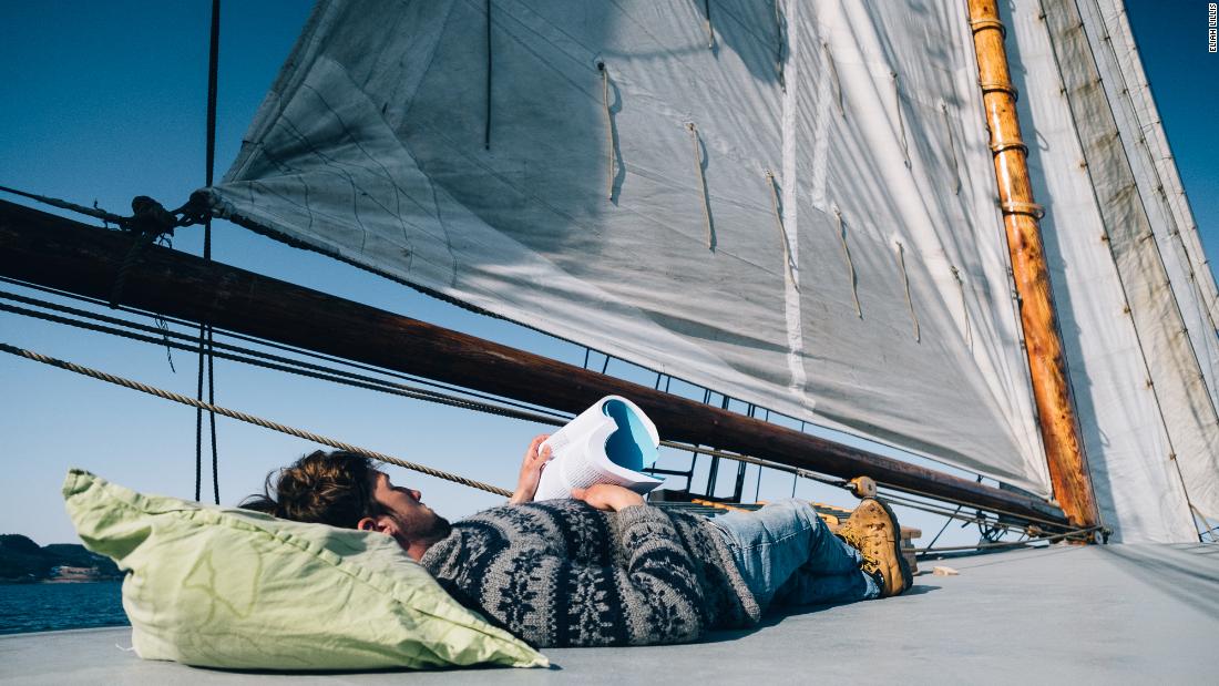 Unlike Soerensen and Hansen who have both completed traineeships in sailing, Elslo came on board with no experience -- instead he&#39;s a literature student. For him, this trip is a great chance to reflect on his life back home in Copenhagen.