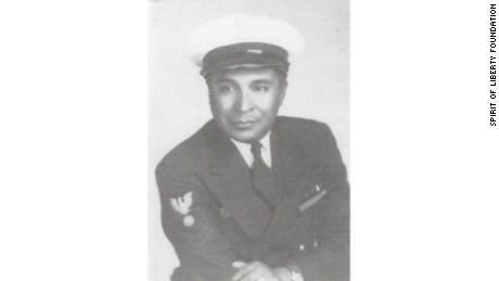 Ray Chavez during his Navy service.