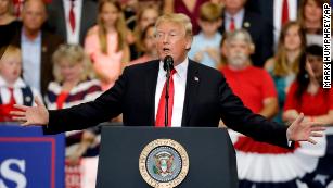Trump goes after &#39;Chuck &amp; Nancy&#39; at rally