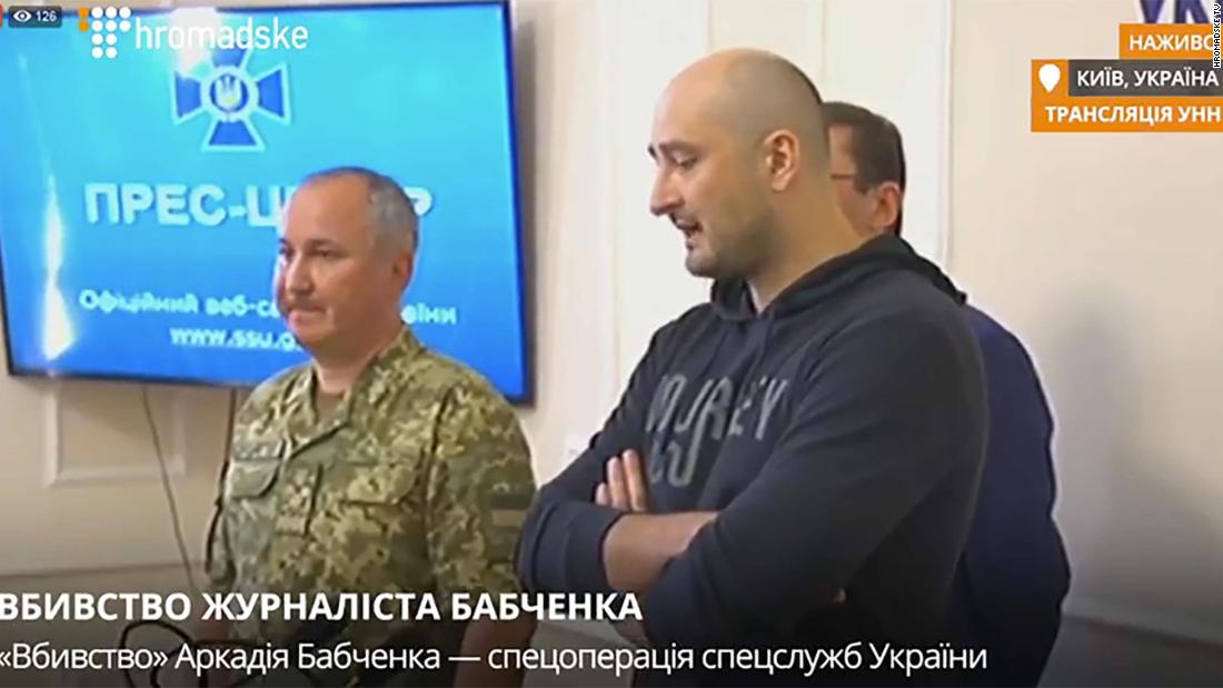 Arkady Babchenko Murdered Russian Journalist Appears On Ukrainian