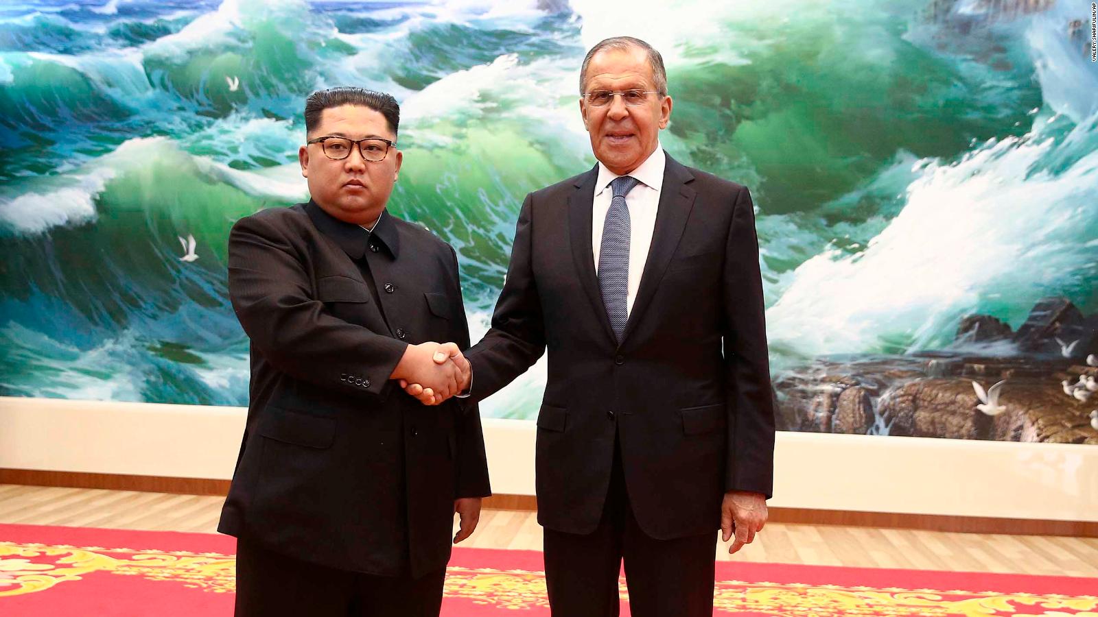 Russian Foreign Minister Meets Kim Jong Un Calls For Lifting Of 