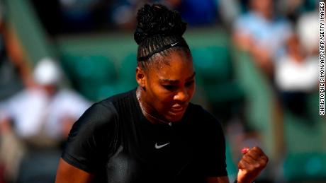 Serena Williams came back to beat Ash Barty at the French Open on Thursday. 