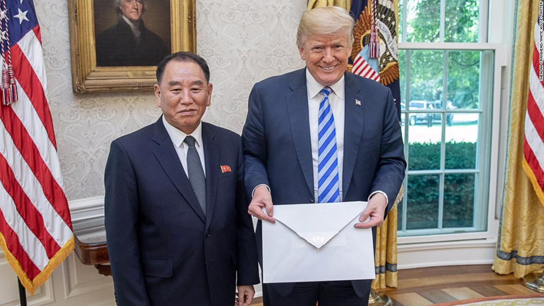 Image result for kim jong un big letter to trump