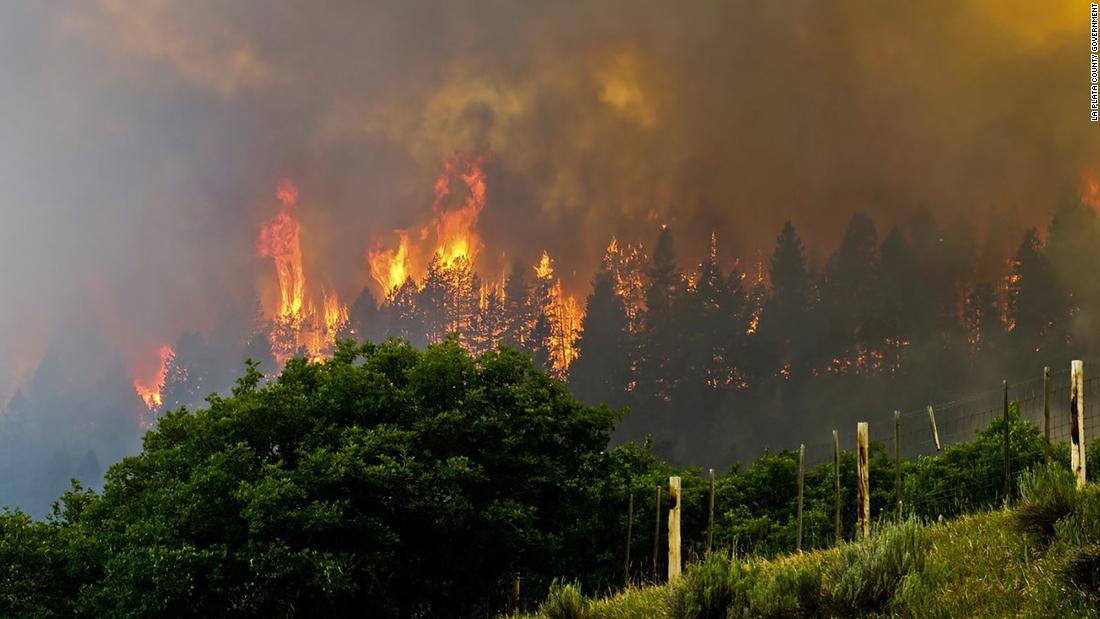 Thousands of acres ablaze in Colorado, New Mexico and California