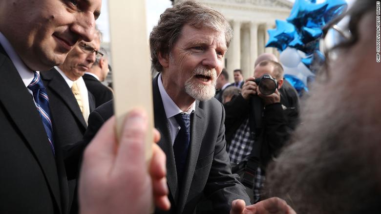 COURT GIVES BAKER WIN IN GAY WEDDING CAKE CASE