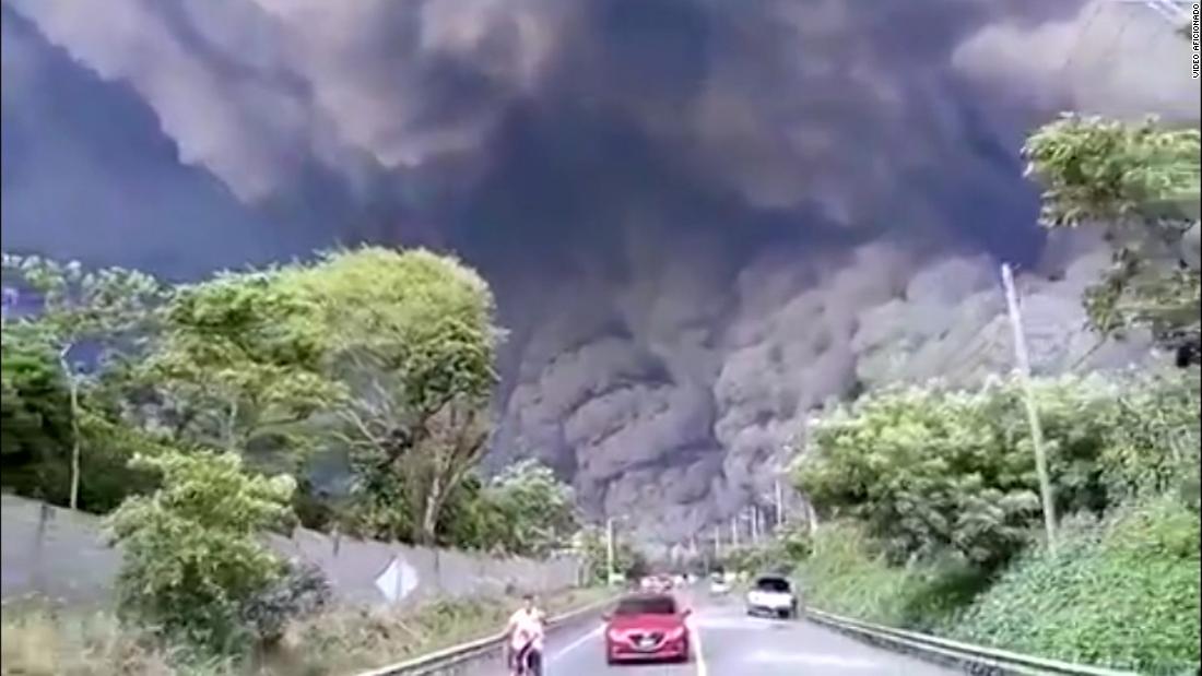 Minutos De Terror Así Fue La Erupción Del Volcán De Fuego En Guatemala