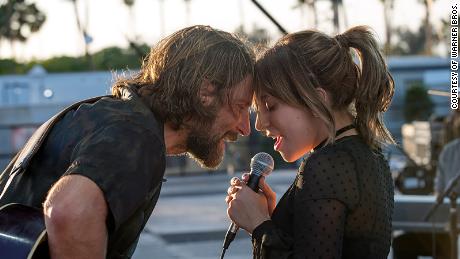 Bradley Cooper and Lady Gaga star in &quot;A Star is Born.&quot; 