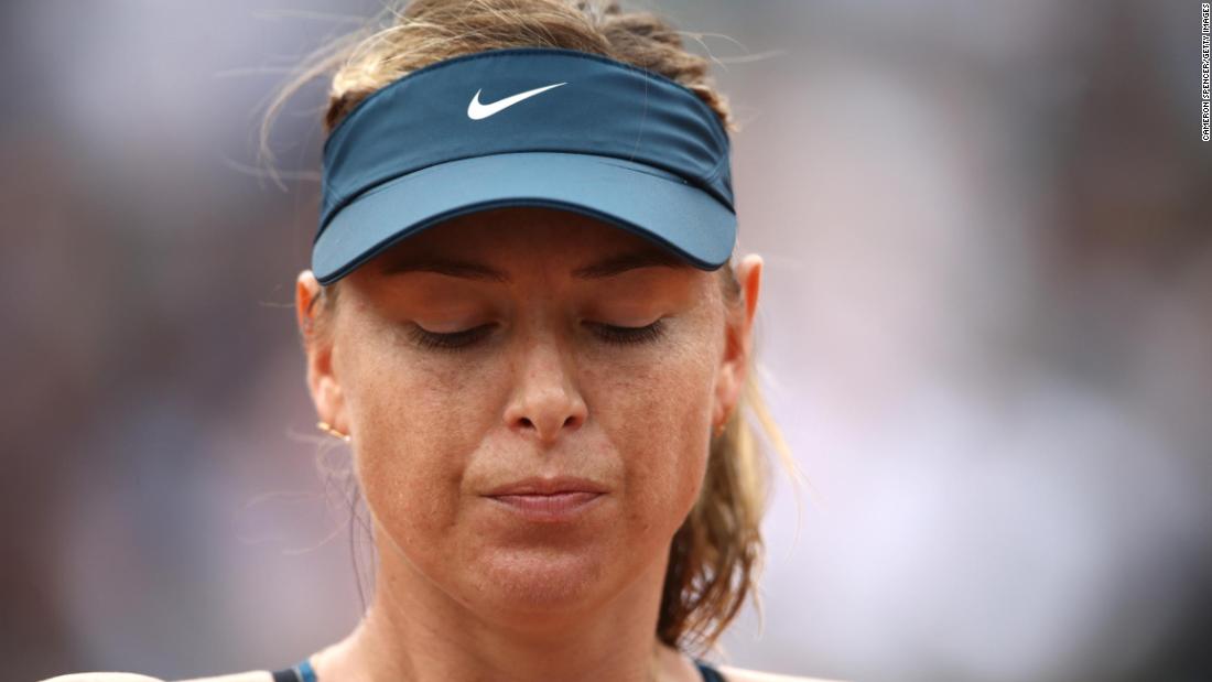 Two-time champion Maria Sharapova, playing her first French Open since returning from a 15-month suspension for taking the banned heart drug meldonium, lost to Muguruza in the quarterfinals.  