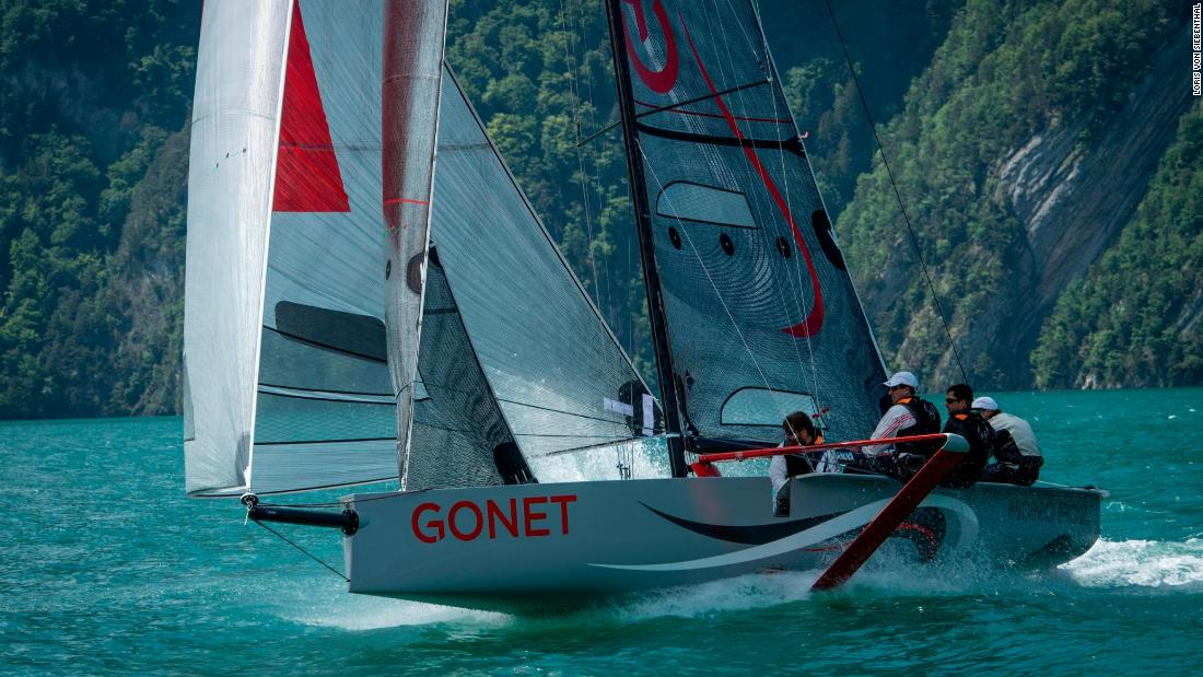 The Monofoil was designed by Eric Monnin with a team that includes his brother Jean-Claude, a foil expert who has worked for  America&#39;s Cup outfit Emirates Team New Zealand.