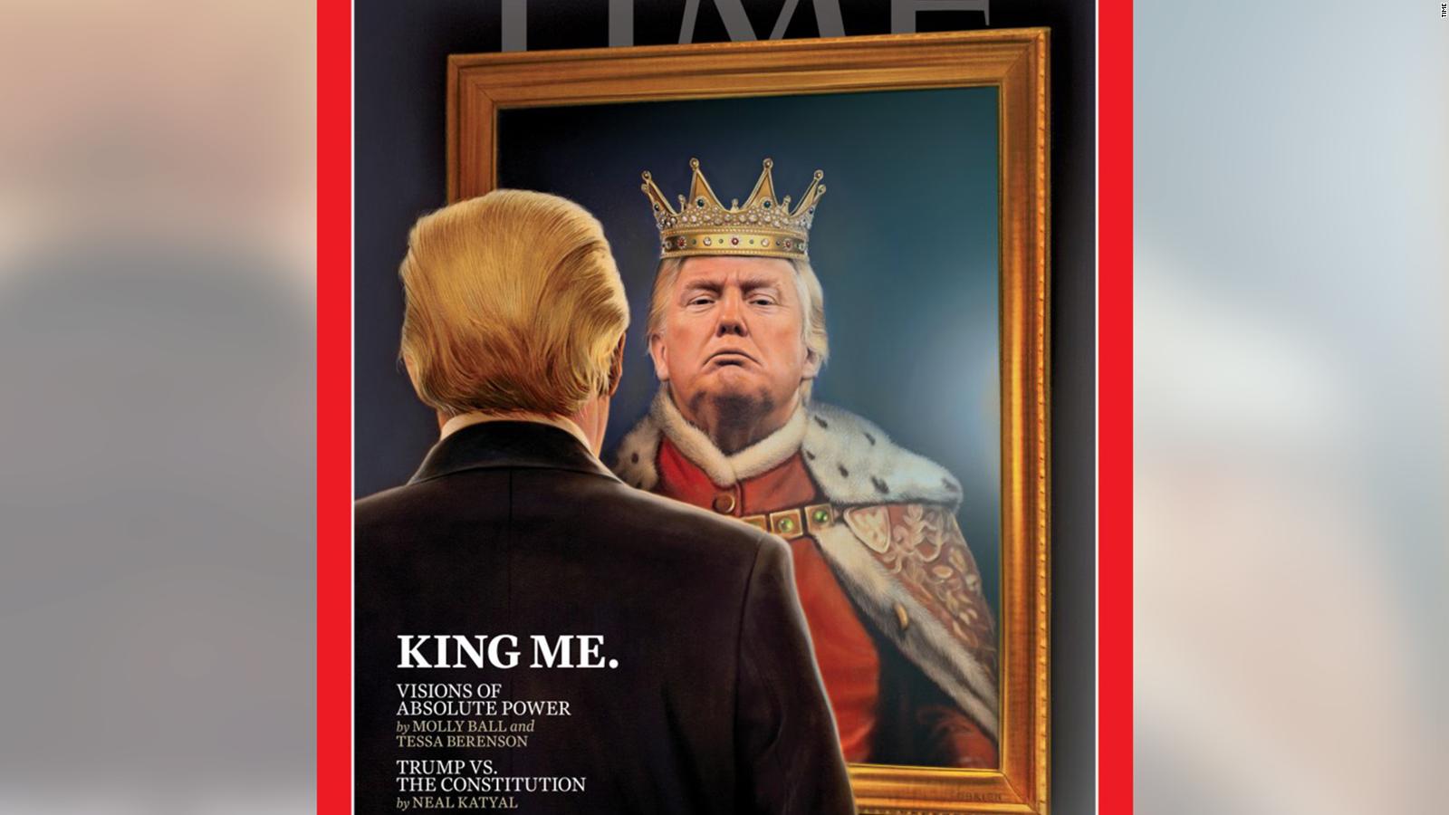 TIME cover depicts Trump dressed as a king - CNN Video