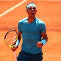 Rafael Nadal French Open Roland Garros quarterfinal celebration