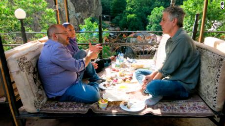 Anthony Bourdain ha detto che l'Iran è il posto più filoamericano in cui abbia mai girato. 