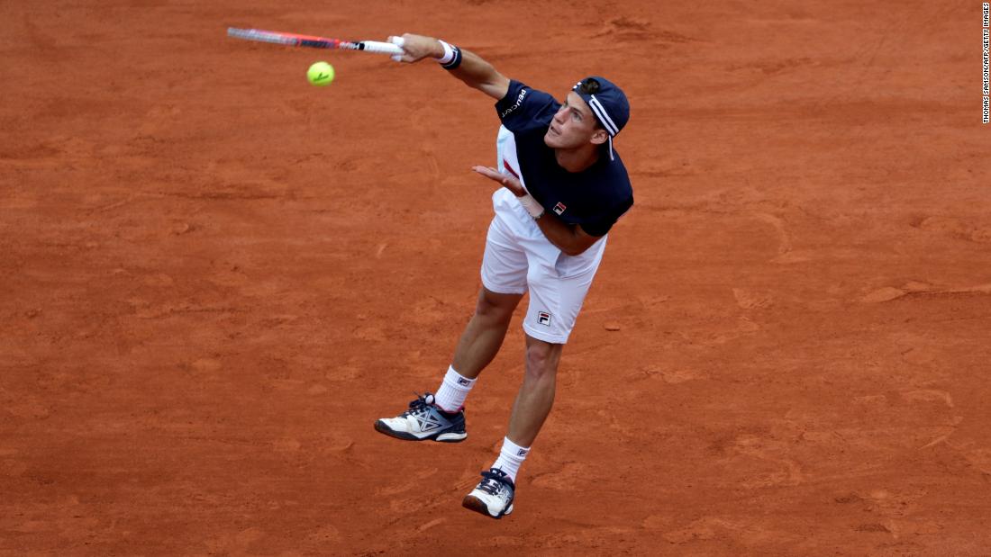 Schwartzman ended Nadal&#39;s 37-set winning streak at Roland Garros after taking the opener, but rain delayed their quarterfinal overnight and he went down in four sets to the resurgent Spaniard. 