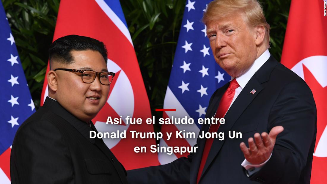 #MinutoCNN: Así Fue El Saludo Entre Donald Trump Y Kim Jong Un En ...