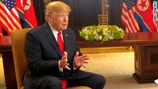 Trump touts trust with Kim in TV interview