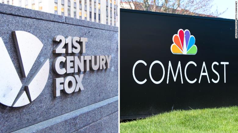 Comcast outbids 21st Century Fox for Sky