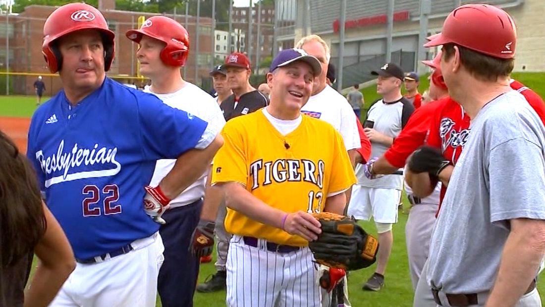 Biden and Pelosi Work the Congressional Baseball Game - The New